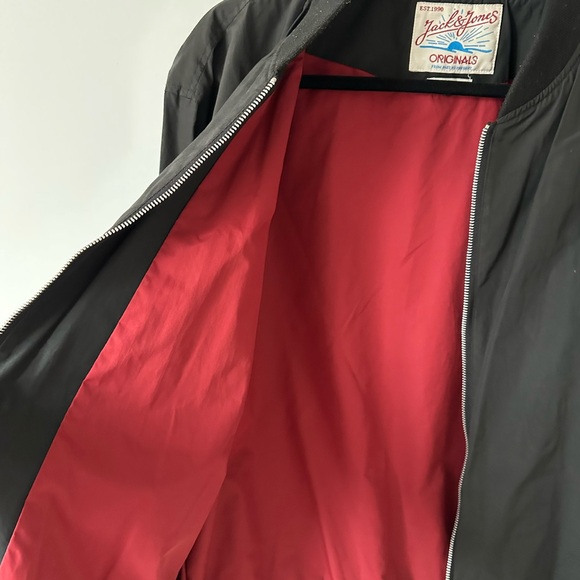jack & jones black bomber jacket - Picture 4 of 4